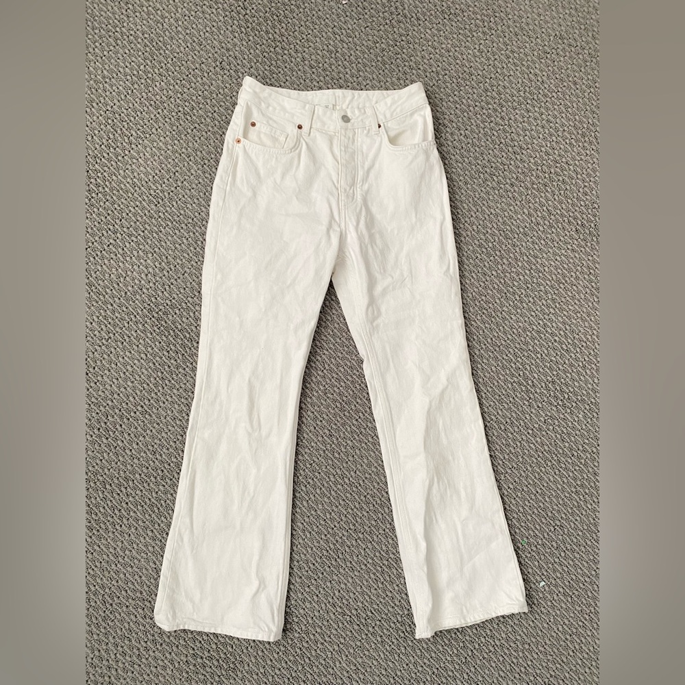 white h&m jeans